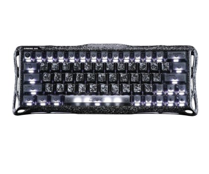 Klawiatura  przewodowa Gravastar V60 Cyber Frost Black